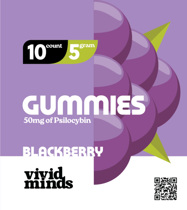 Vivid Minds Gummies Blackberry