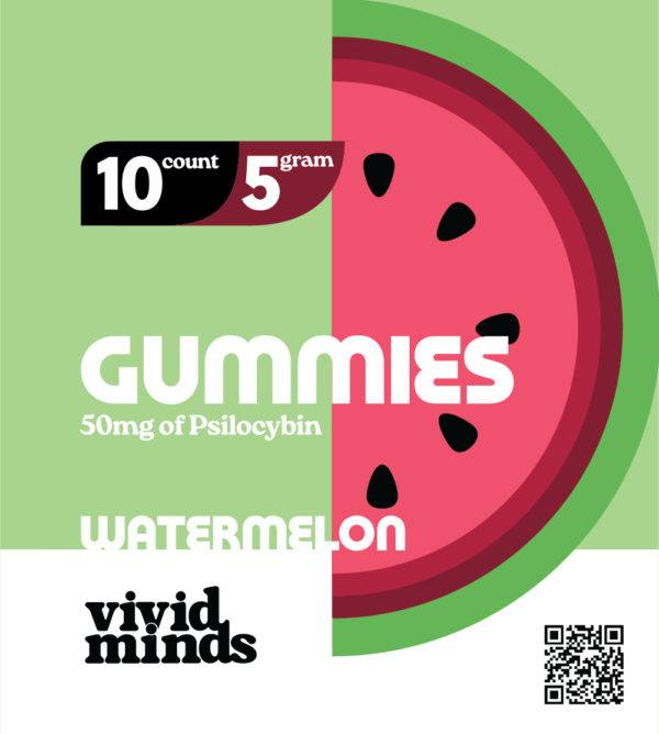 Vivid Minds Gummies Watermelon