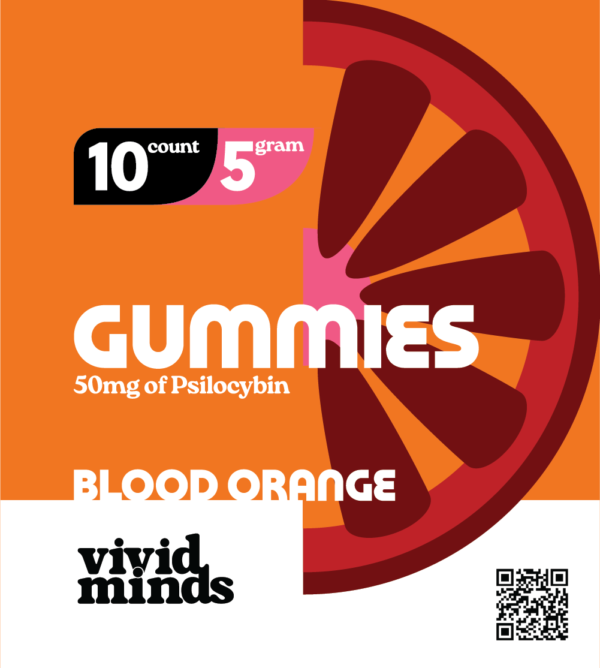 Vivid Minds Gummies Blood Orange